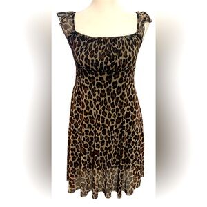 See You Monday Leopard Print Dress